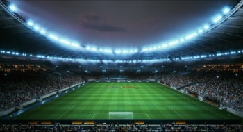 typical sports stadium